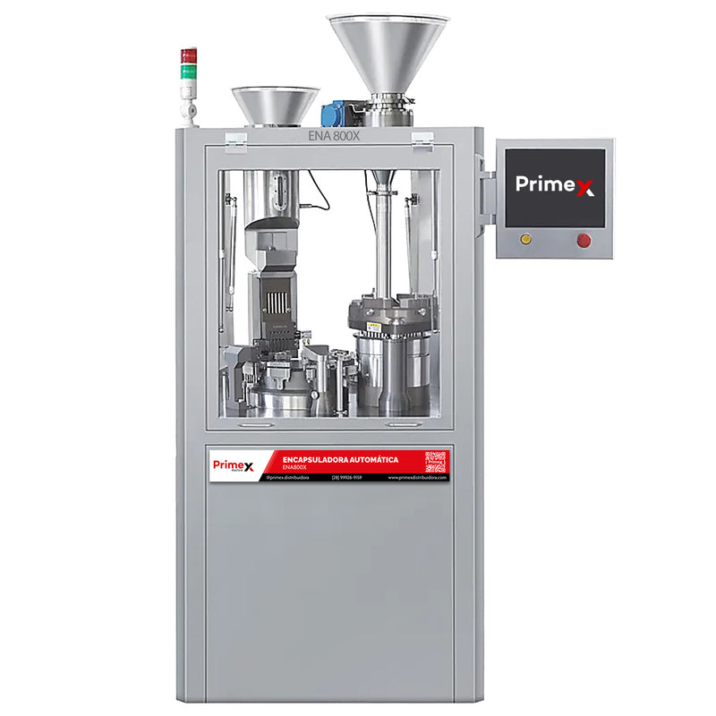 Encapsuladora Automática de Cápsulas - Primex Machine (ENA800X)