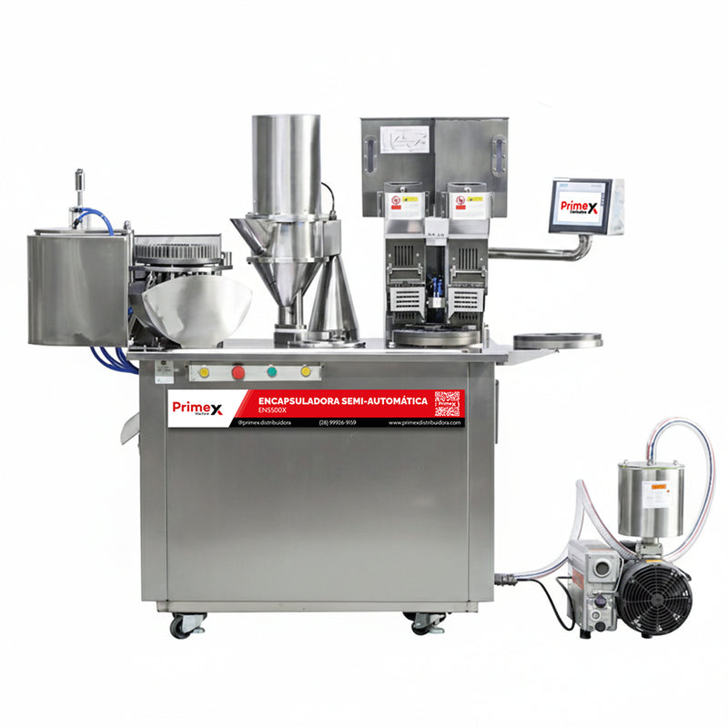 Encapsuladora Semi-Automática de cápsulas - Primex Machine (ENS550X)
